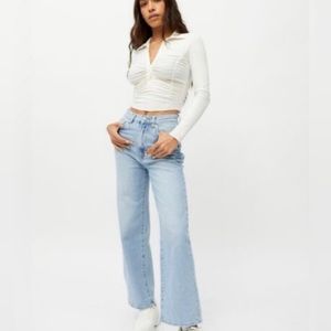 Urban outfitters high and wide jeans
